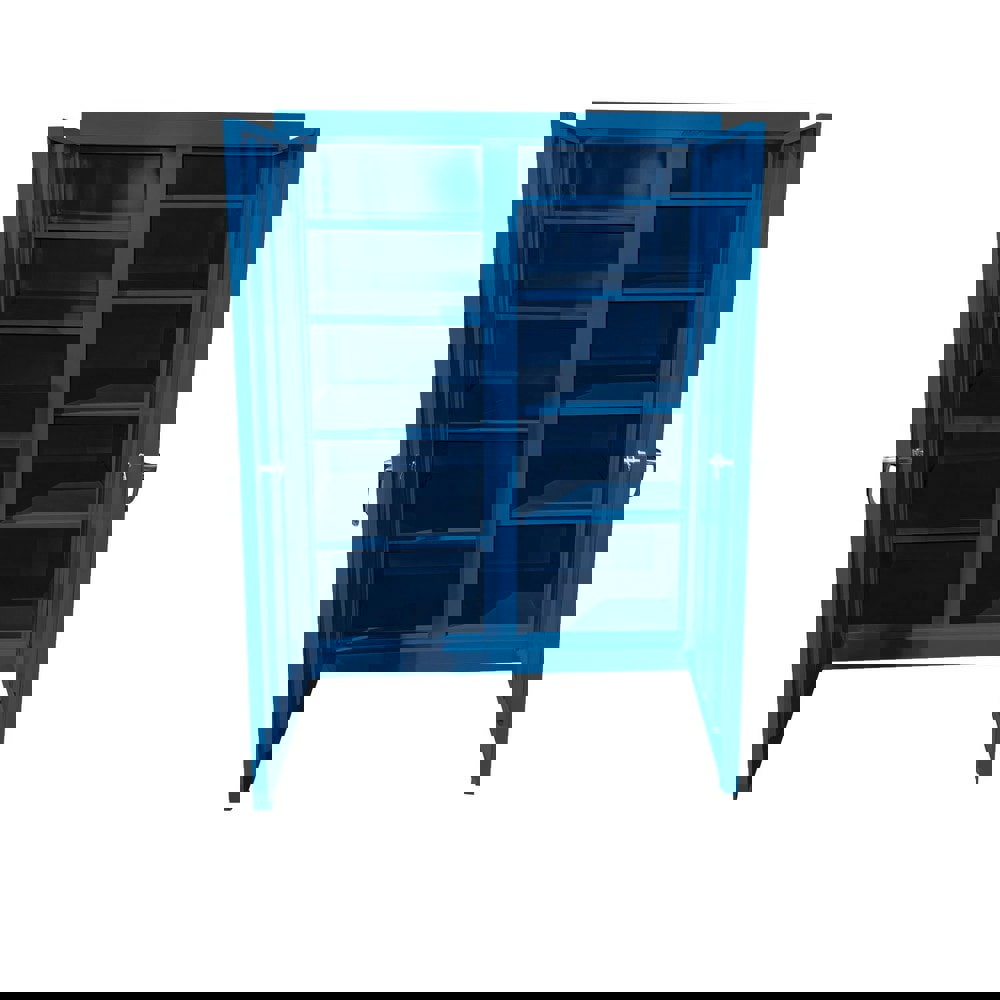 Storage Cabinets; Cabinet Type: Lockable Welded Storage Cabinet ; Cabinet Material: Steel ; Locking Mechanism: Keyed ; Assembled: Yes ; Color: Black ; Handle Material: Cast Iron