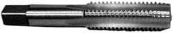Straight Flute Tap: 1/2-20 UNF, 4 Flute, Plug Chamfer, High-Speed Steel, Bright/Uncoated Finish