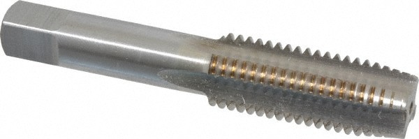 Straight Flute Tap: 3/4-10 UNC, 4 Flute, Plug Chamfer, HSS, Bright/Uncoated Finish