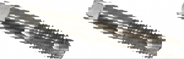 Spiral Point Tap: 3/8-16, UNC, 3 Flutes, Plug, High Speed Steel, Bright Finish