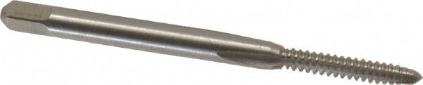 #4-32 Plug RH 3B H2 Bright High Speed Steel 3-Flute Straight Flute Hand Tap