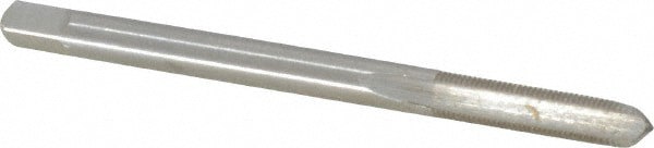 Straight Flute Tap: #6-64 UNS, 3 Flute, Plug Chamfer, 3B Class of Fit, High-Speed Steel, Bright/Uncoated Finish