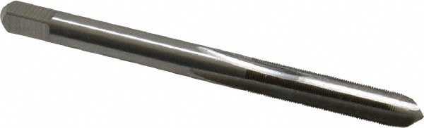 Straight Flute Tap: #10-80 UNS, 4 Flute, Plug Chamfer, 3B Class of Fit, High-Speed Steel, Bright/Uncoated Finish