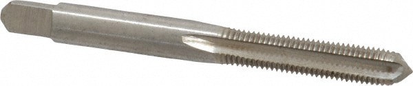 1/4-32 Plug RH H3 Bright High Speed Steel 4-Flute Straight Flute Hand Tap