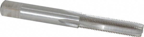 Straight Flute Tap: 9/32-32 UNS, 4 Flute, Plug Chamfer, 3B Class of Fit, High-Speed Steel, Bright/Uncoated Finish