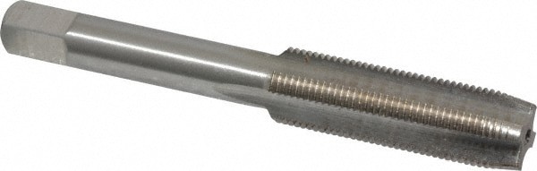 7/16-27 Plug RH 3B H3 Bright High Speed Steel 4-Flute Straight Flute Hand Tap