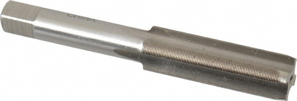 Straight Flute Tap: 1/2-56 UNS, 4 Flute, Plug Chamfer, 3B Class of Fit, HSS, Bright/Uncoated Finish