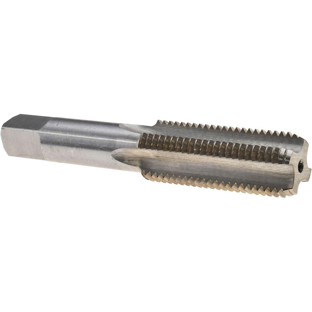 Straight Flute Tap: 3/4-12 UNS, 4 Flutes, Bottoming, 3B Class of Fit, High Speed Steel, Bright/Uncoated