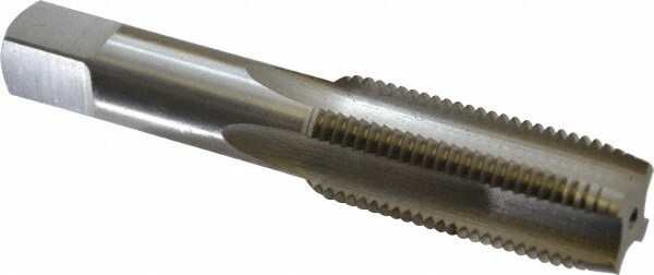 Straight Flute Tap: 7/8-12 UNS, 4 Flute, Plug Chamfer, 3B Class of Fit, HSS, Bright/Uncoated Finish