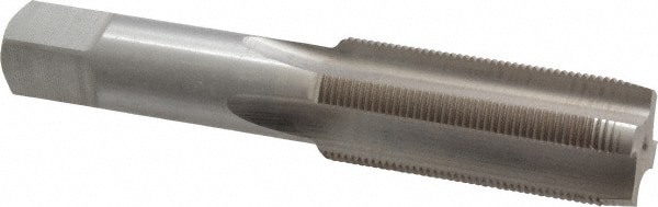 Straight Flute Tap: 7/8-20 UNEF, 4 Flute, Plug Chamfer, 3B Class of Fit, HSS, Bright/Uncoated Finish