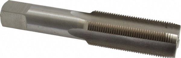 Straight Flute Tap: 1-16 UNS, 4 Flutes, Plug, 3B Class of Fit, High Speed Steel, Bright/Uncoated