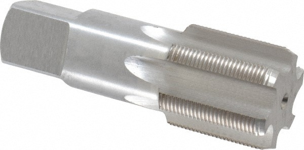 1-3/8 - 18 Bottoming RH 3B H4 Bright High Speed Steel 6-Flute Straight Flute Hand Tap