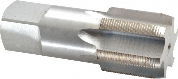 Straight Flute Tap: 1-1/2-18 UNEF, 6 Flute, Plug Chamfer, 3B Class of Fit, High-Speed Steel, Bright/Uncoated Finish