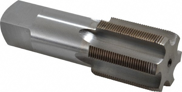 1-5/8 - 16 Plug RH 3B H4 Bright High Speed Steel 6-Flute Straight Flute Hand Tap