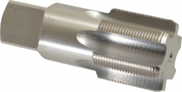 2-1/8 - 12 Bottoming RH H6 Bright High Speed Steel 6-Flute Straight Flute Hand Tap