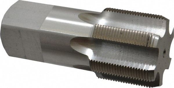 2-1/4 - 12 Bottoming RH H6 Bright High Speed Steel 6-Flute Straight Flute Hand Tap