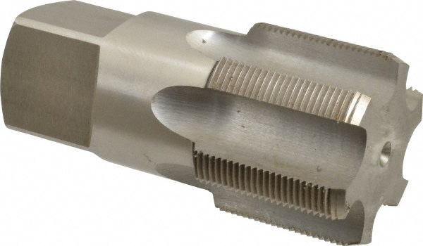 2-1/2 - 12 Bottoming RH H6 Bright High Speed Steel 6-Flute Straight Flute Hand Tap