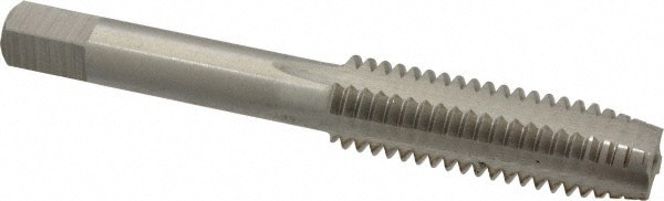 7/16-14 Plug LH H3 Bright High Speed Steel 4-Flute Straight Flute Hand Tap