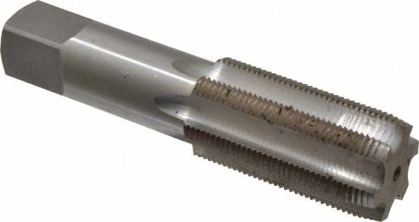 1-1/2 - 12 Plug LH 3B H4 Bright High Speed Steel 4-Flute Straight Flute Hand Tap