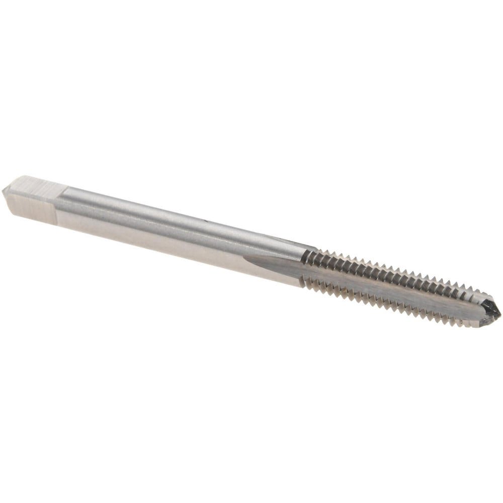 Straight Flute Tap: M5x0.90 Metric Special, 4 Flutes, Plug, High Speed Steel, Bright/Uncoated