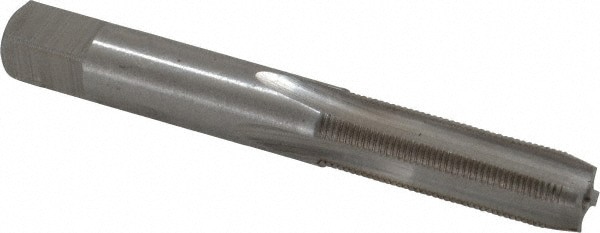 Straight Flute Tap: M9x0.75 Metric Fine, 4 Flute, Plug Chamfer, 6H Class of Fit, HSS, Bright/Uncoated Finish