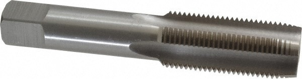 Straight Flute Tap: M24x2 Metric Fine, 4 Flute, Plug Chamfer, HSS, Bright/Uncoated Finish