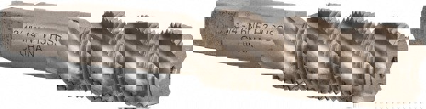 Spiral Flute Tap: 3/4-16, UNF, 4 Flute, Bottoming Chamfer, 3B Class of Fit, High-Speed Steel, Bright/Uncoated Finish