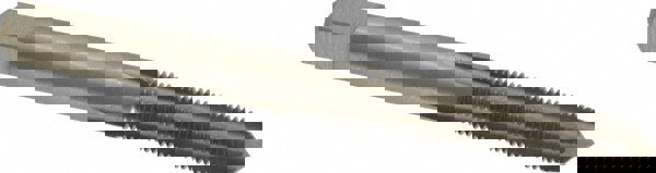 Straight Flute Tap: M6x0.75 Metric Fine, 4 Flute, Plug Chamfer, HSS, Bright/Uncoated Finish