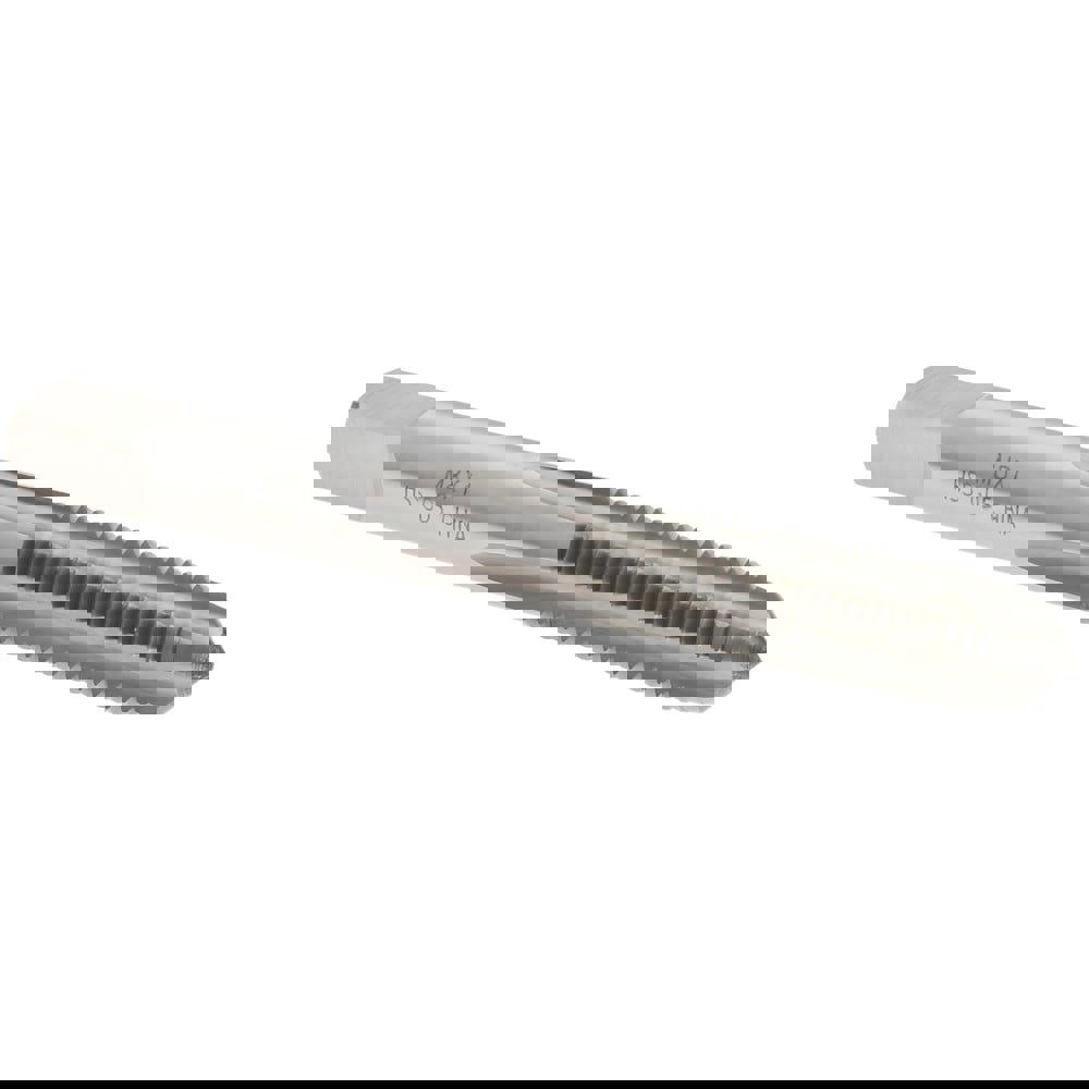 Straight Flute Tap: M8x1 Metric Fine, 4 Flute, Plug Chamfer, HSS, Bright/Uncoated Finish