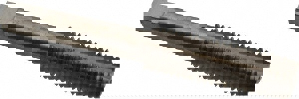 Straight Flute Tap: 1/2-13 UNC, 4 Flute, Plug Chamfer, HSS, Bright/Uncoated Finish