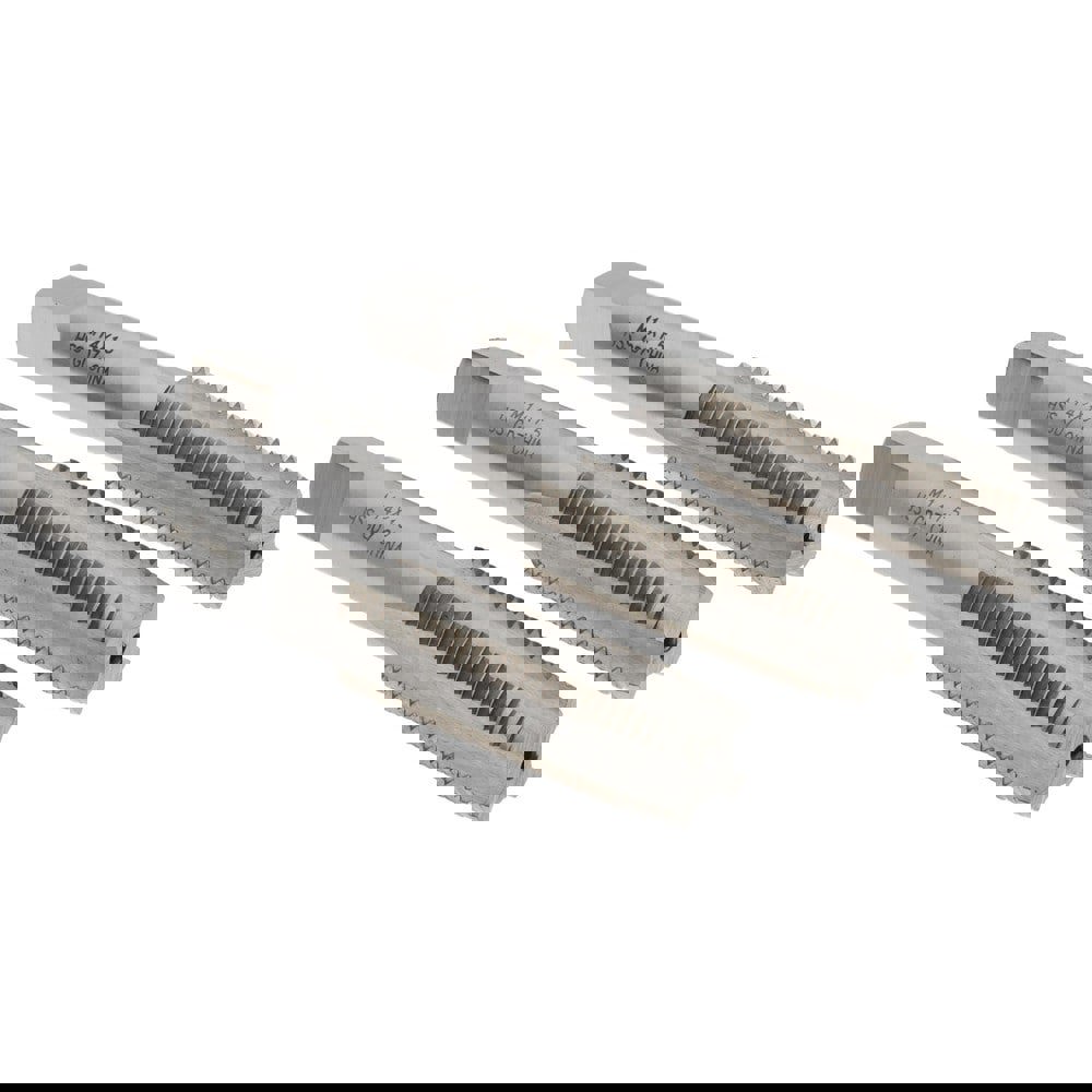 Tap Set: Metric Fine, 4 Flute, High Speed Steel, Bright Finish