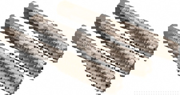 Tap Set: Metric Coarse, 4 Flute, High Speed Steel, Bright Finish