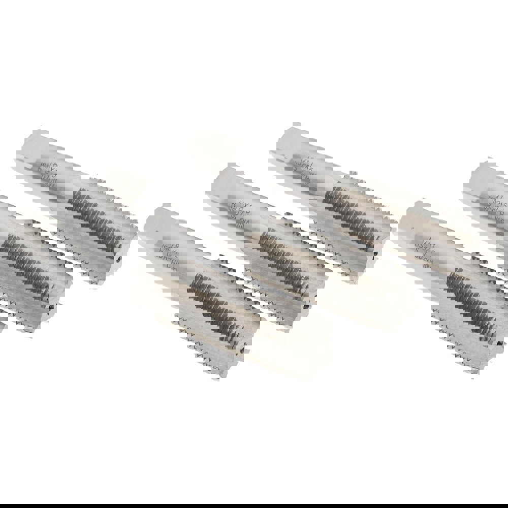 Tap Set: Metric Fine, 4 Flute, High Speed Steel, Bright Finish