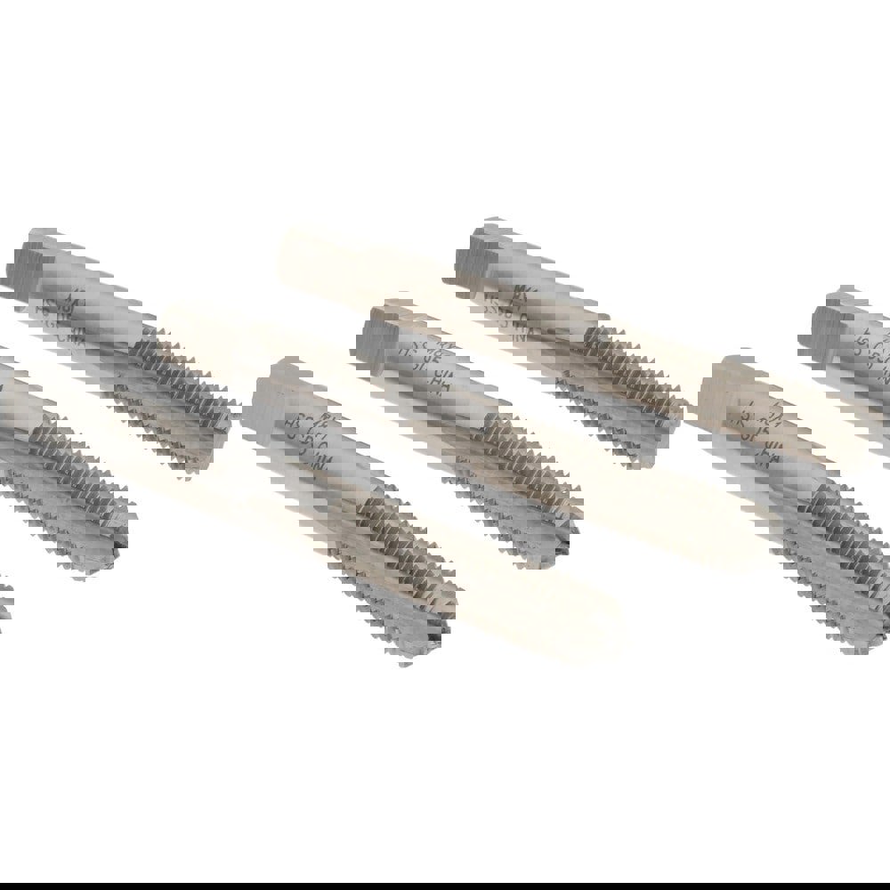 Tap Set: Metric Fine, 4 Flute, High Speed Steel, Bright Finish