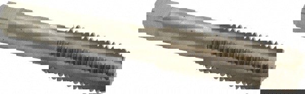 Straight Flute Tap: M14x2 Metric Coarse, 4 Flute, Bottoming Chamfer, 6H Class of Fit, HSS, Bright/Uncoated Finish