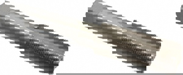 Straight Flute Tap: M18x1 Metric Fine, 4 Flute, Bottoming Chamfer, 6H Class of Fit, HSS, Bright/Uncoated Finish