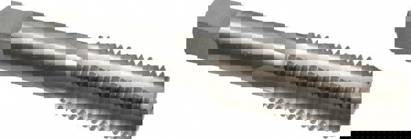 Straight Flute Tap: M20x2.5 Metric Coarse, 4 Flute, Bottoming Chamfer, 6H Class of Fit, HSS, Bright/Uncoated Finish