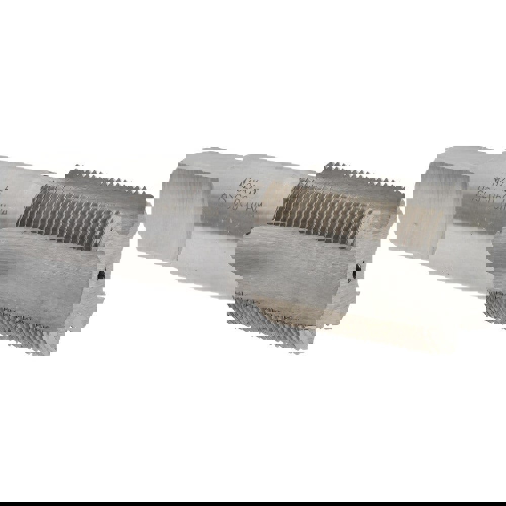 Straight Flute Tap: M32x1.5 Metric Fine, 4 Flute, Bottoming Chamfer, 6H Class of Fit, HSS, Bright/Uncoated Finish