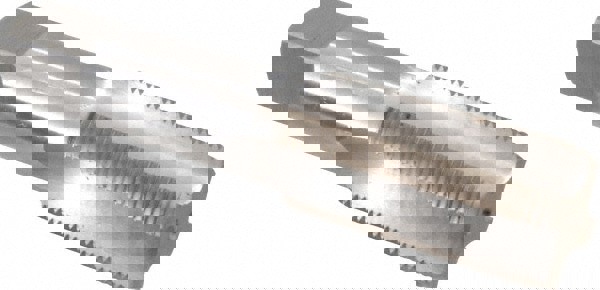 Straight Flute Tap: M32x2 Metric Fine, 4 Flute, Bottoming Chamfer, HSS, Bright/Uncoated Finish