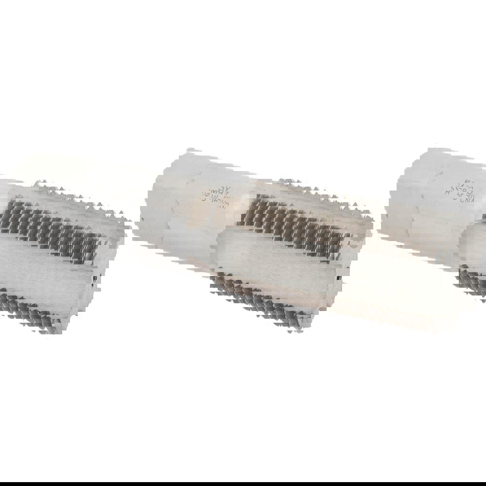 Straight Flute Tap: M39x3 Metric Fine, 4 Flute, Bottoming Chamfer, HSS, Bright/Uncoated Finish