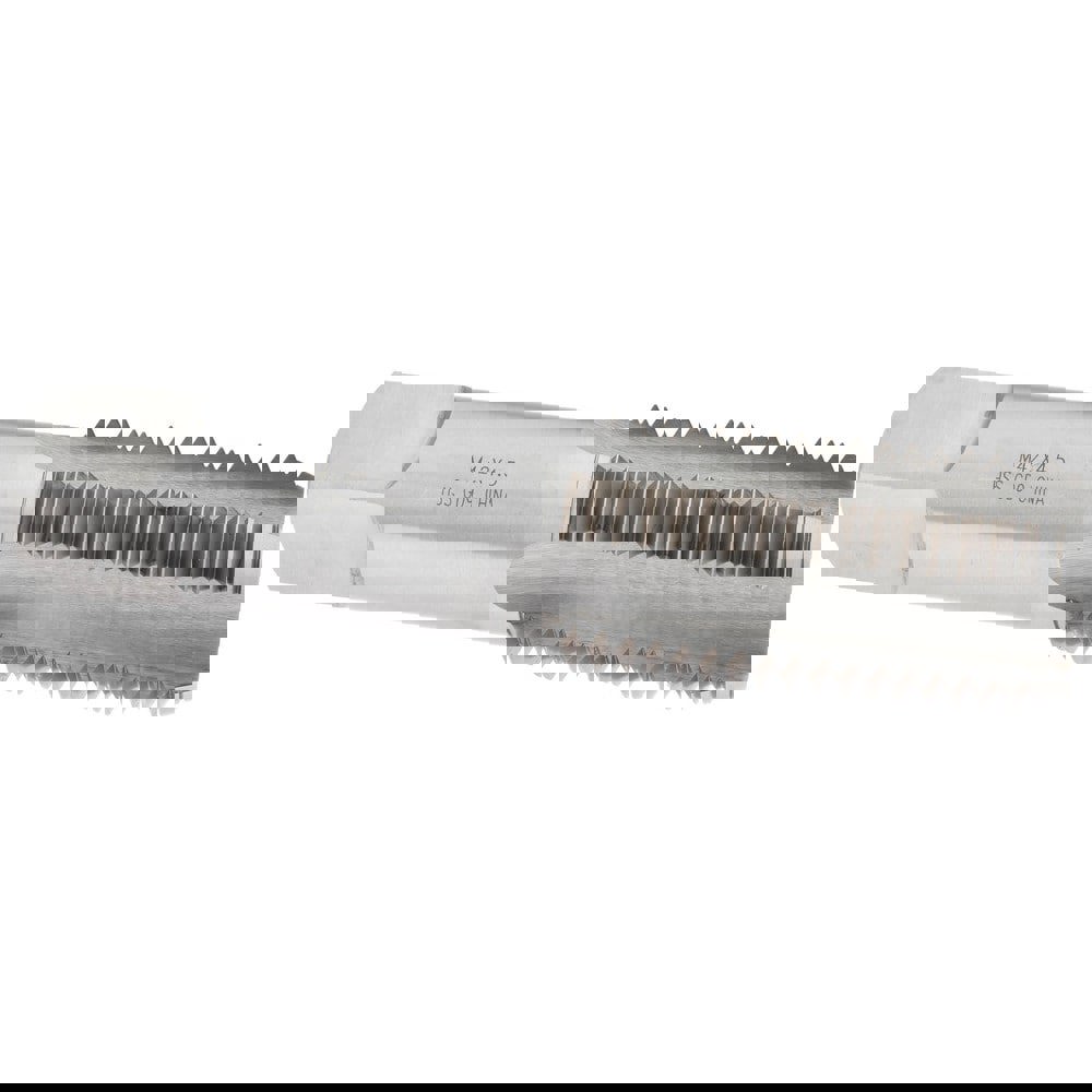 Straight Flute Tap: M42x4.5 Metric Coarse, 4 Flute, Bottoming Chamfer, 6H Class of Fit, HSS, Bright/Uncoated Finish