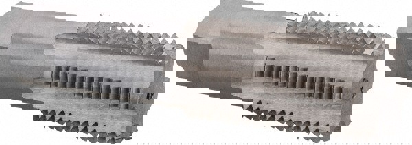 Straight Flute Tap: M45x4.5 Metric Coarse, 4 Flute, Bottoming Chamfer, 6H Class of Fit, HSS, Bright/Uncoated Finish