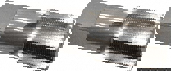 Straight Flute Tap: M42x1.5 Metric Fine, 6 Flute, Plug Chamfer, 6H Class of Fit, HSS, Bright/Uncoated Finish