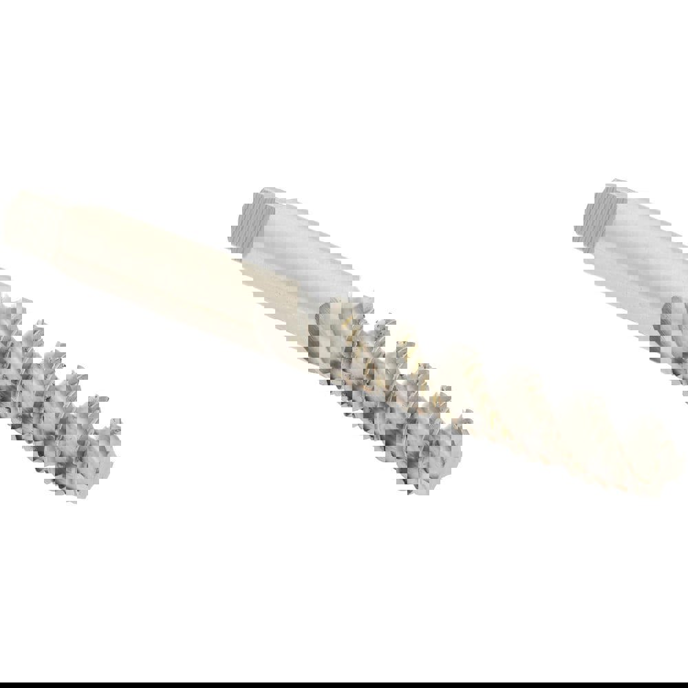 #10-24 UNC, 3 Flute, 52&deg; Helix, Bottoming Chamfer, Bright Finish, High Speed Steel Spiral Flute STI Tap