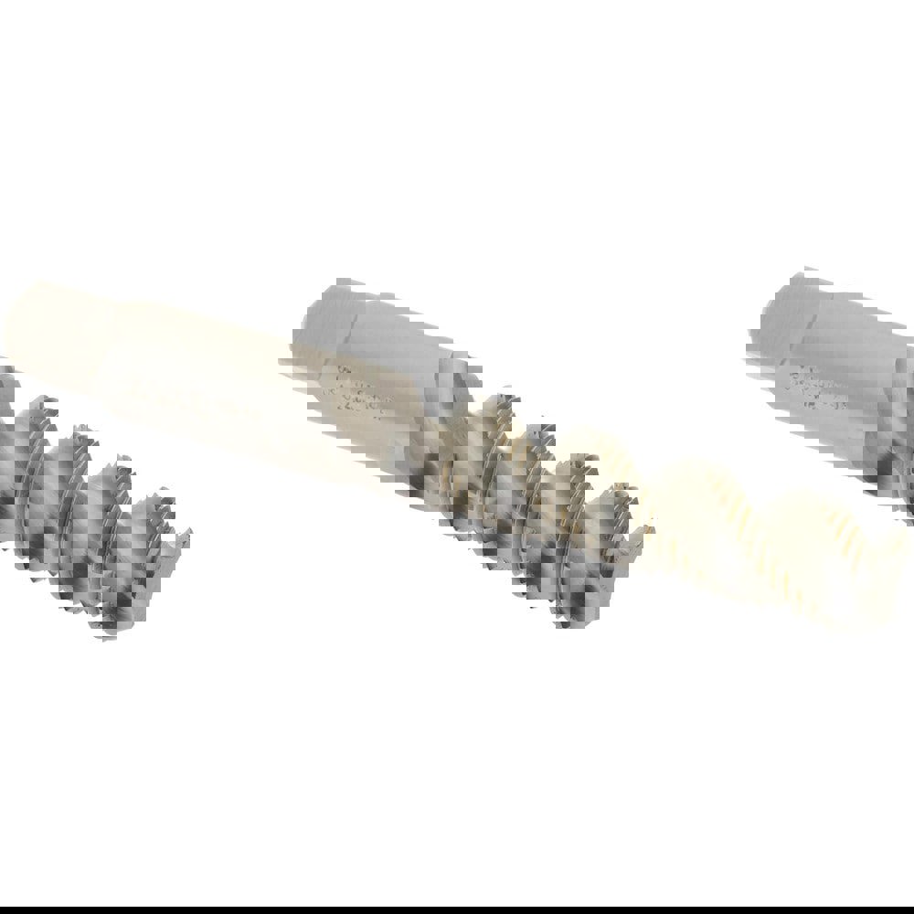 M8x1.00 Metric Fine/EGM, 3 Flute, 52° Helix, Bottoming Chamfer, Bright Finish, High Speed Steel Spiral Flute STI Tap