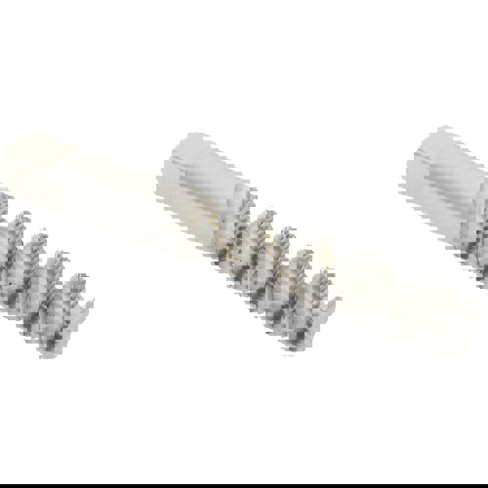 M8x1.25 Metric Coarse/EGM, 3 Flute, 52&deg; Helix, Bottoming Chamfer, Bright Finish, High Speed Steel Spiral Flute STI Tap