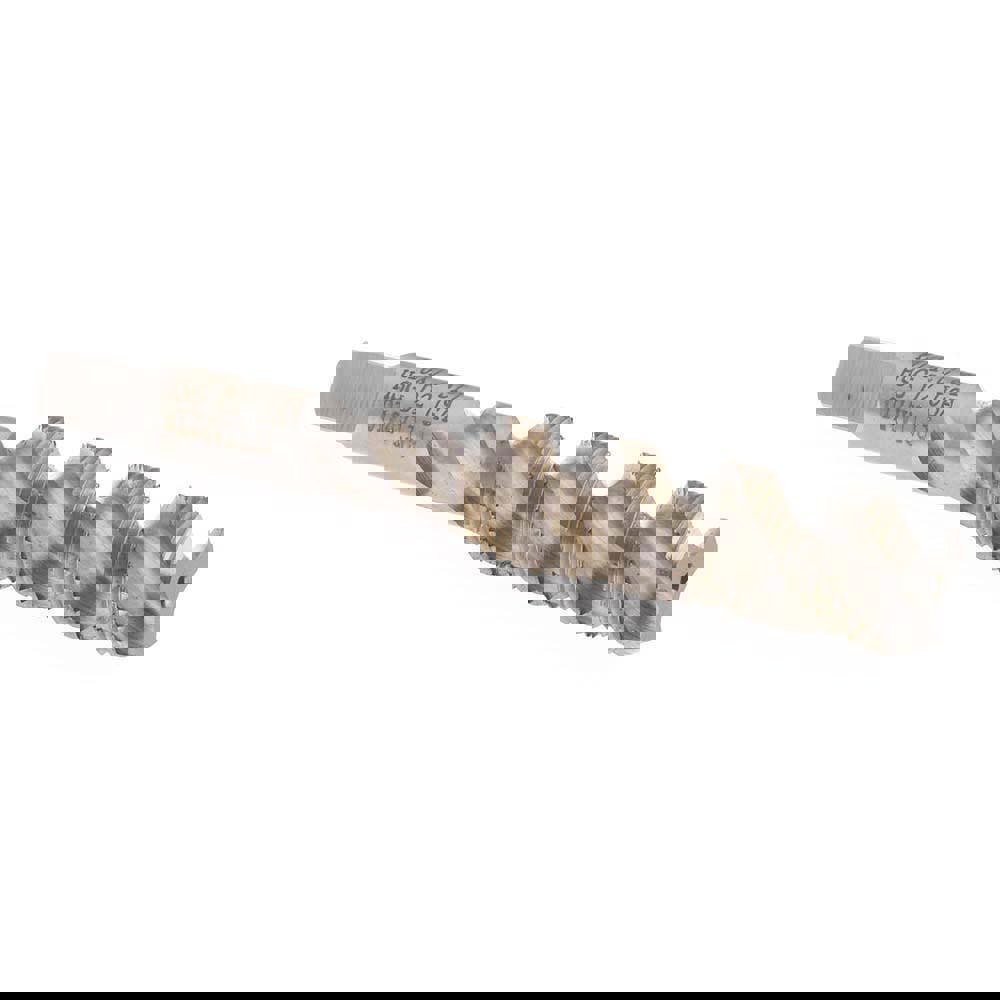 M10x1.00 Metric Fine/EGM, 3 Flute, 52&deg; Helix, Bottoming Chamfer, Bright Finish, High Speed Steel Spiral Flute STI Tap