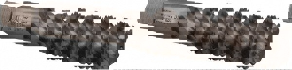 M12x1.75 Metric Coarse/EGM, 3 Flute, 52° Helix, Bottoming Chamfer, Bright Finish, High Speed Steel Spiral Flute STI Tap