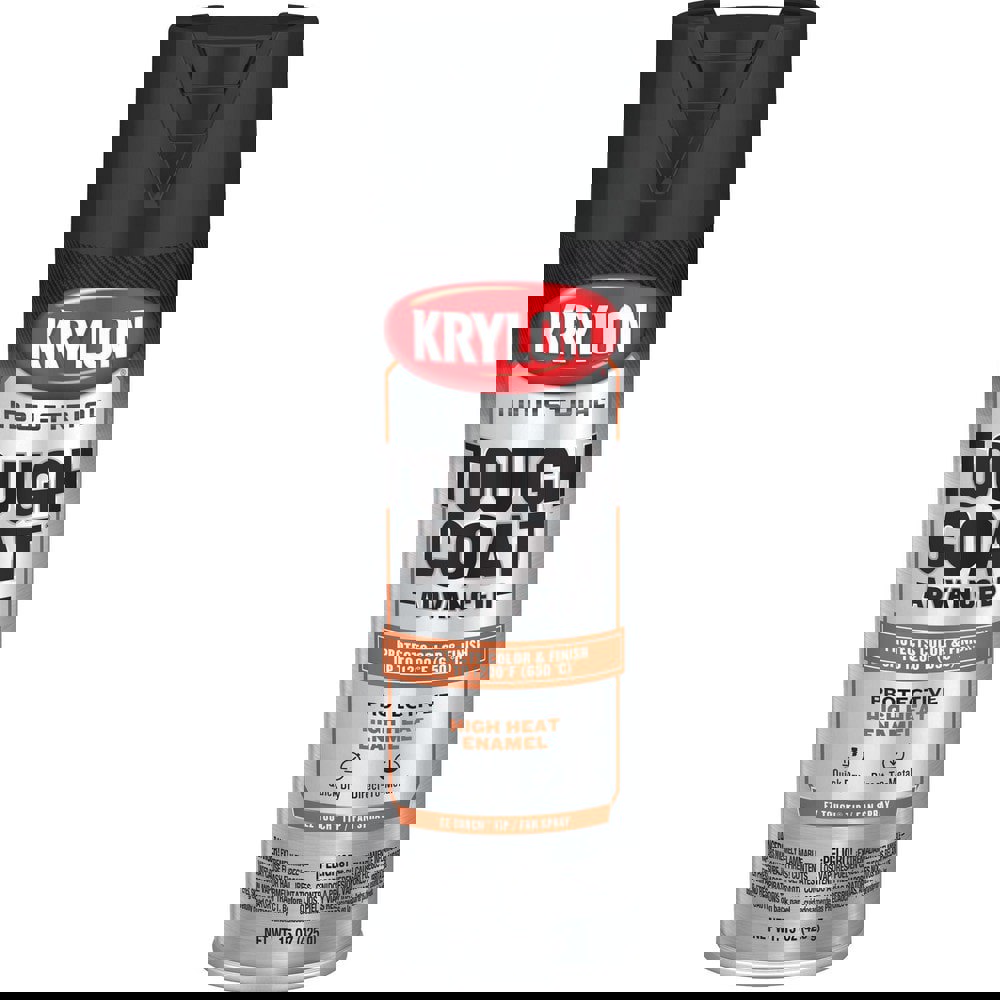 Spray Paints; Product Type: Rust-Preventive Acrylic Alkyd Enamel ; Color: High Heat Black ; Finish: Gloss ; Color Family: Black ; Container Size (oz.): 15.000 ; Tack-free Dry Time (Minutes): 60