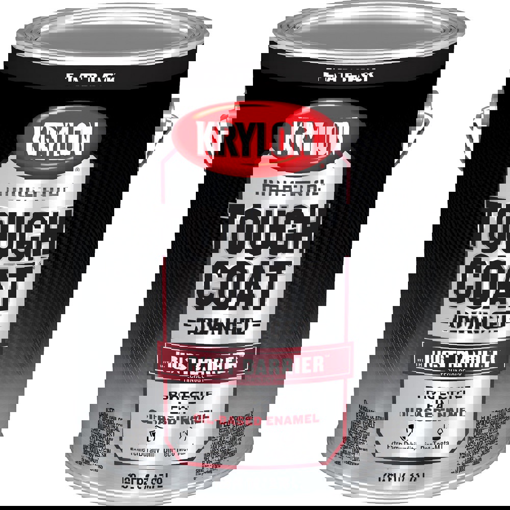 Paints; Product Type: Rust Preventative ; Color Family: Black ; Color: Black ; Finish: Flat ; Applicable Material: Steel; Wood; Metal ; Indoor/Outdoor: Indoor; Outdoor